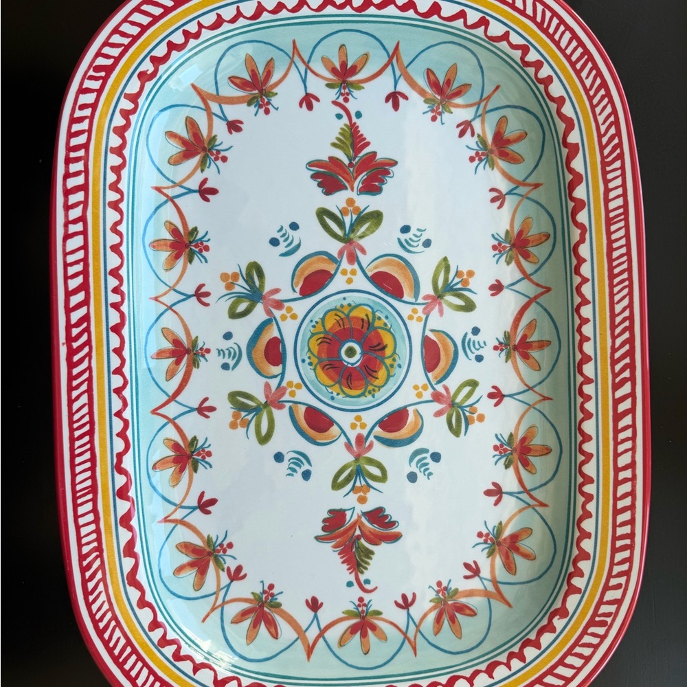 RACHEL Rachel Roy Multicolor Floral Dinnerware